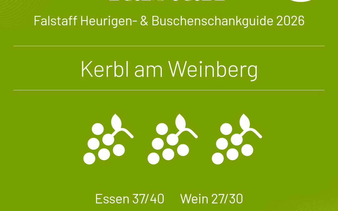 93 Punkte beim Falstaff Heurigen Guide 2026!